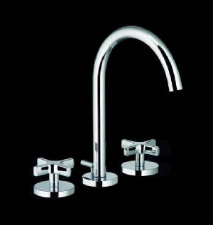 Signorini Starflow 3 hole basin mixer tap, click pic to see the rest of the range